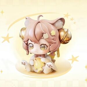 Sweet Emilya Cat Moni Kitten Office Curly Chime Blind Box Confirmed Figure Cute